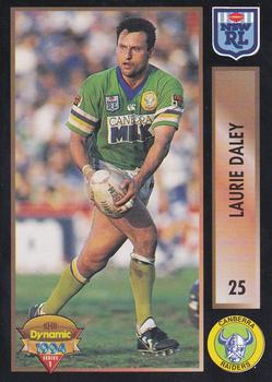 1994 Dynamic Rugby League Series 1 #25 Laurie Daley Front